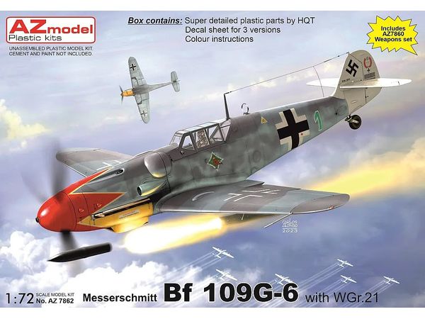 1/72 Bf109G-6 w/ WGr.21ロケット弾
