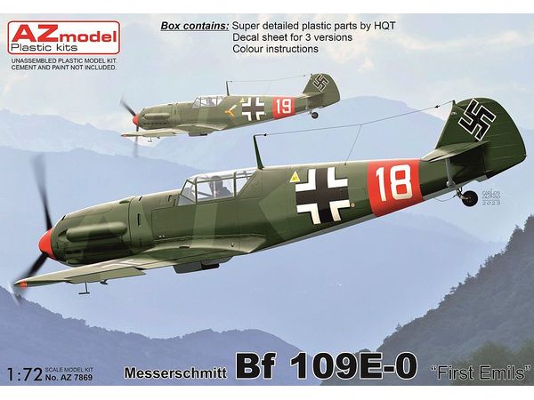 1/72 メッサーシュミット Bf109E-0 "ファーストエミール"