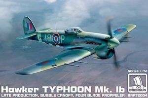 1/72　ホーカー タイフーン Mk.1b （4翅プロペラ）
