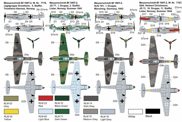 1/72　メッサーシュミット Bf-109T-2