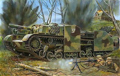 1/35　ハンガリー40/43M ズリーニィII型105ミリ自走砲