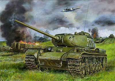 1/35　露・KV-85重戦車-可動キャタピラ&インテリア