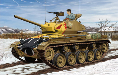 1/35　米・M24チャーフィー軽戦車(朝鮮戦争)
