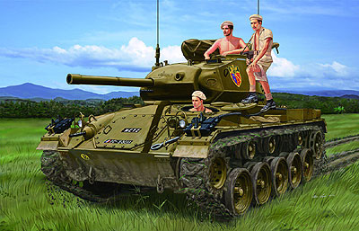 1/35　M24チャーフィー軽戦車フランス軍仕様(インドシナ戦争)