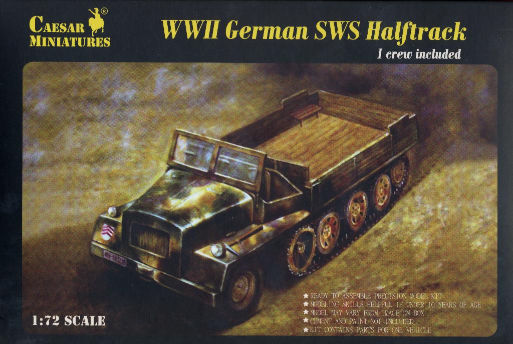 1/72　ドイツ sWS 重ハーフトラック