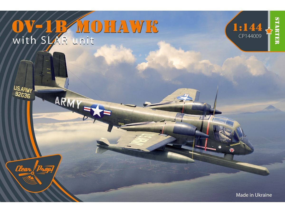 【予約する】 1/144 OV-1B モホーク w/SLAR (側方監視機上レーダー) 【予約する】 1/144 OV-1B モホーク w/SLAR (側方監視機上レーダー)