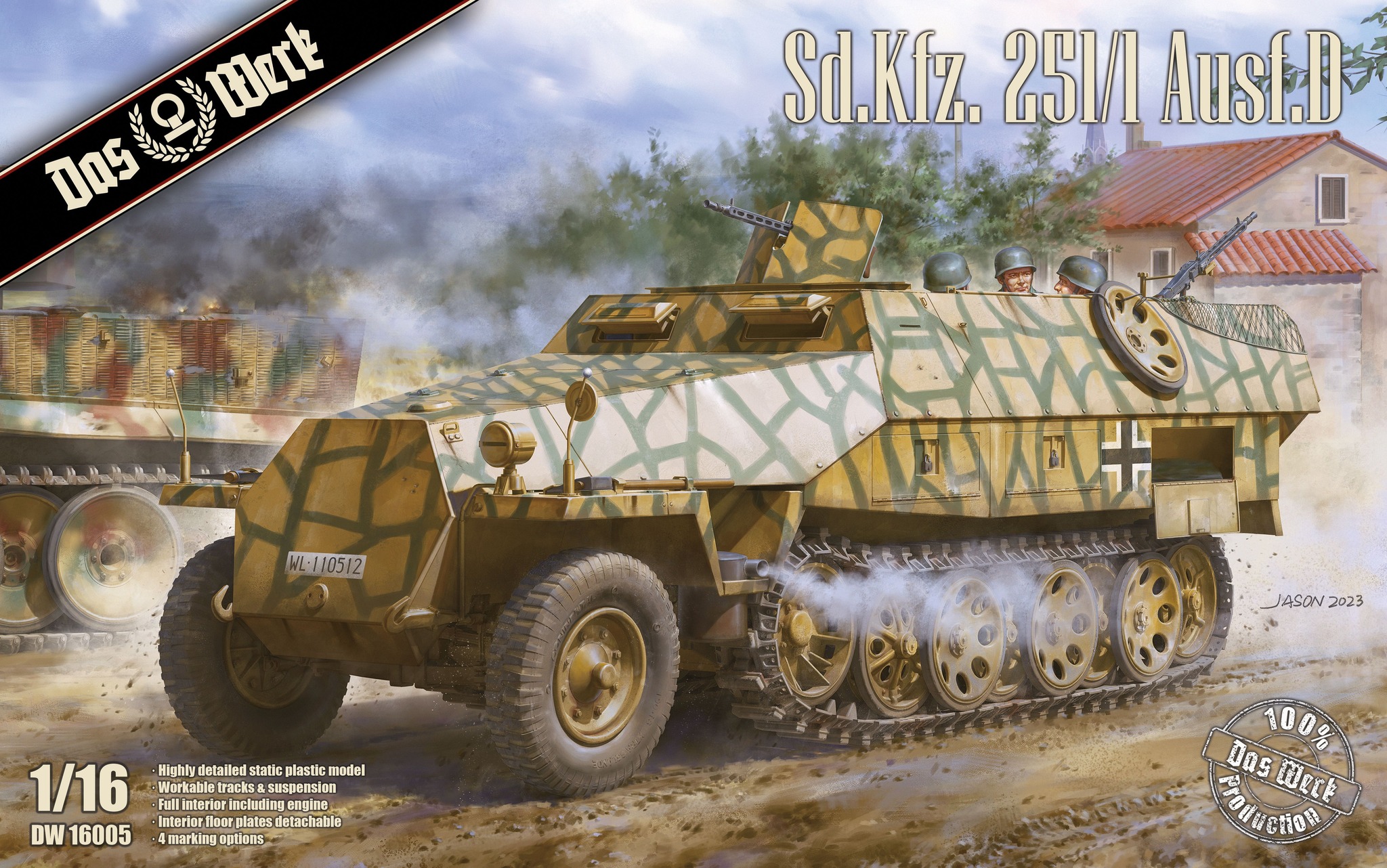 1/16 Sd.Kfz.251/1 Ausf.D 装甲兵員輸送車型