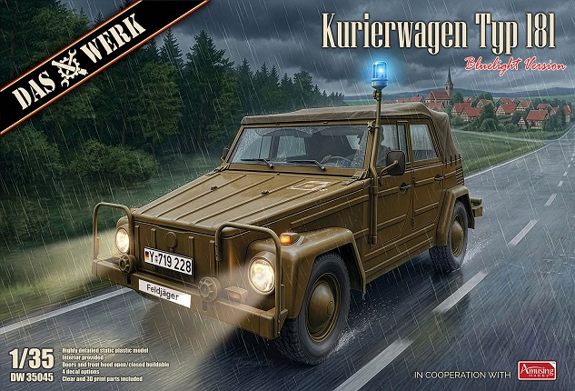 【予約する】 1/35 クーリエワーゲン タイプ181 "ブルーライトバージョン" 【予約する】 1/35 クーリエワーゲン タイプ181 "ブルーライトバージョン"