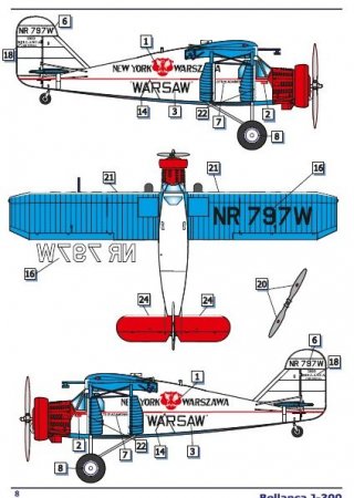 1/72 べランカ J-300 ｢リバティ｣&｢ワルシャワ｣