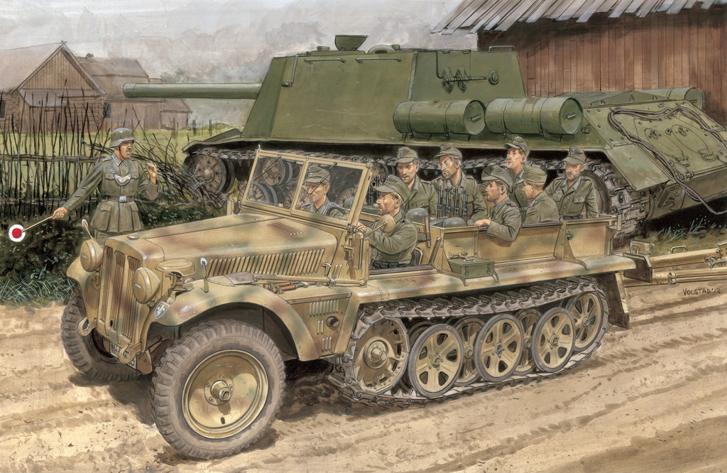 1/35 WW.II ドイツ軍 Sd.Kfz.10 Ausf.B 1tハーフトラックB型 1942年生産型