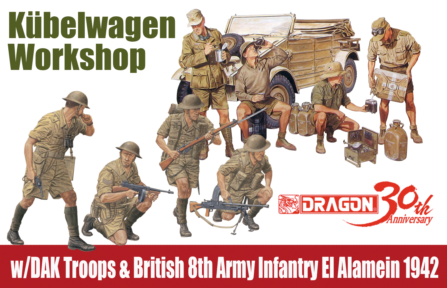 【予約する】 1/35 WW.II ドイツアフリカ軍団 キューベルワーゲン w/DAKフィギュア & イギリス第8軍フィギュア 【予約する】 1/35 WW.II ドイツアフリカ軍団 キューベルワーゲン w/DAKフィギュア & イギリス第8軍フィギュア