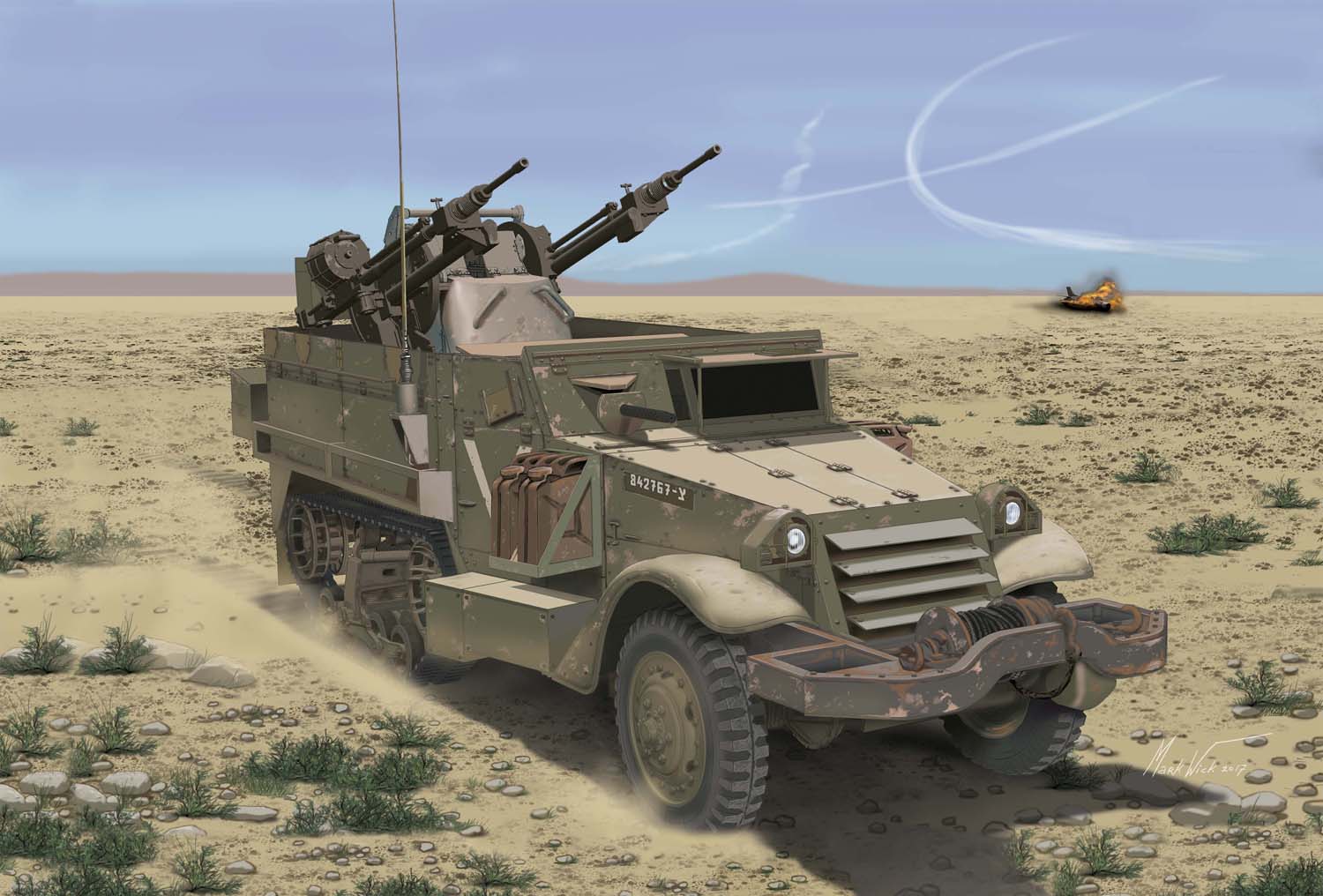 1/35 イスラエル国防軍 IDF M3ハーフトラック TCM-20対空システム搭載型