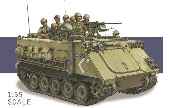 1/35 イスラエル国防軍 IDF M113 装甲兵員輸送車 "ゼルダ" 第四次中東戦争（ヨム・キプール戦争）1973 フィギュ