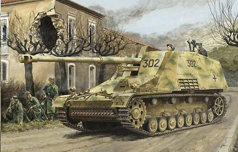 1/35 WW.II ドイツ軍 自走砲 Sd.Kfz. 164 ホルニッセ