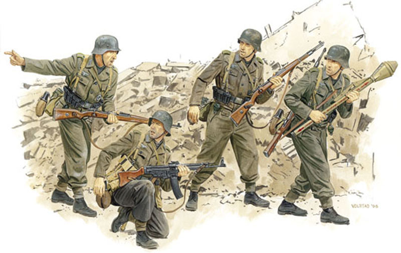 1/35 WW.II ドイツ軍 歩兵 "ラストバトル" オーストリア 1945