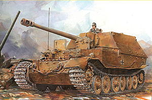 1/35 WW.II ドイツ軍 Sd.Kfz.184エレファント 重駆逐戦車 マジックトラック&アルミ砲身付属