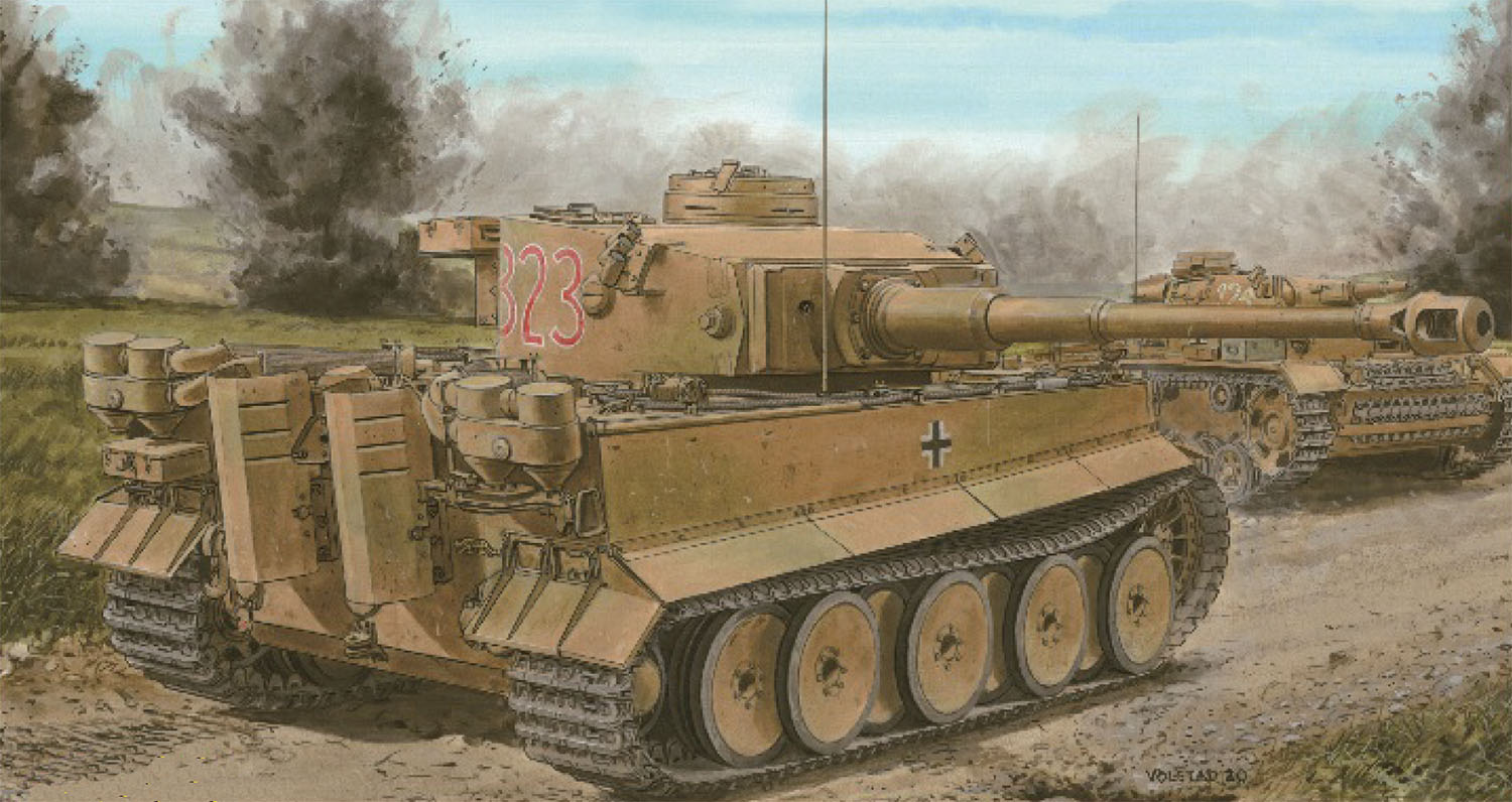 1/35 WW.II ドイツ軍 ティーガーI 極初期生産型 "オクセンコップフ作戦 1943" マジックトラック/アルミ砲身付属