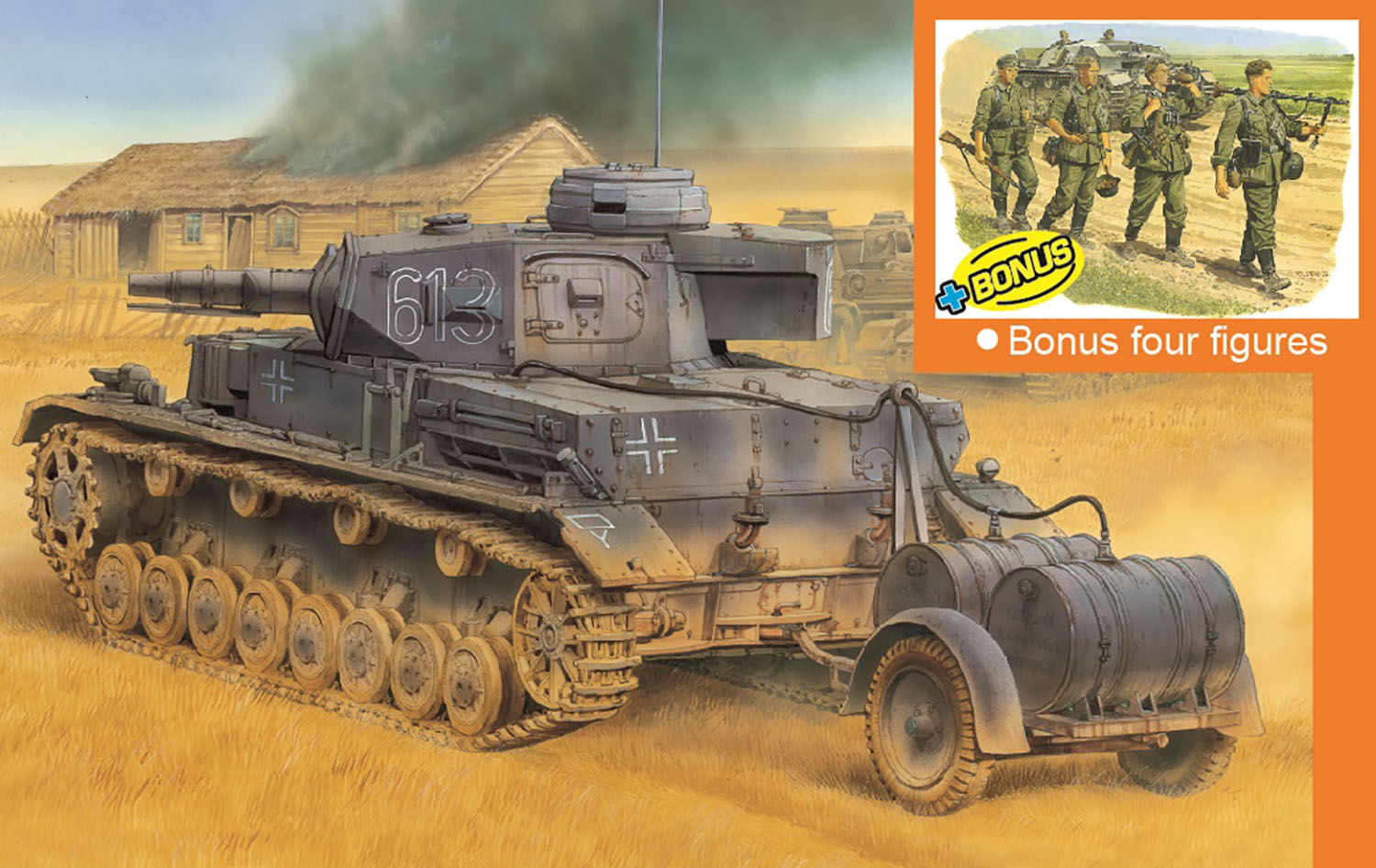 1/35 WW.II ドイツ軍 IV号戦車E型 潜水戦車仕様 マジックトラック/アルミ砲身/金属砲弾/導線牽引ケーブル/フィギュ 1/35 WW.II ドイツ軍 IV号戦車E型 潜水戦車仕様 マジックトラック/アルミ砲身/金属砲弾/導線牽引ケーブル/フィギュ