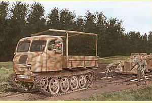 1/35 WW.II ドイツ軍 RSO/01 タイプ470 汎用トラクター マジックトラック付属
