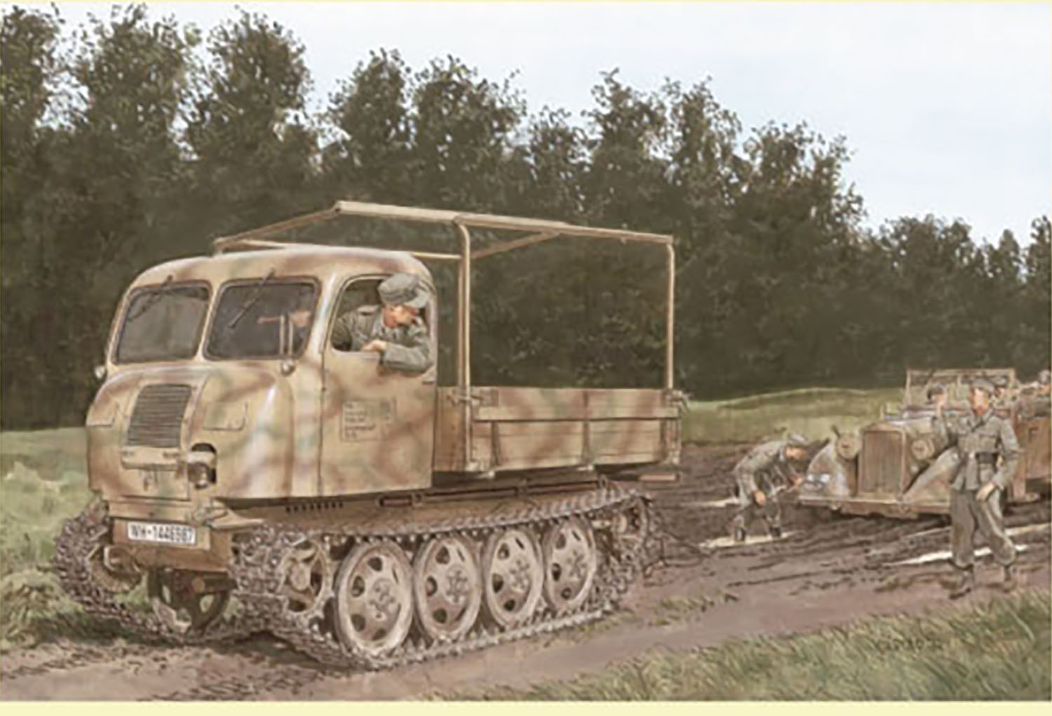 1/35 WW.II ドイツ軍 RSO/01 タイプ470 汎用トラクター マジックトラック付属