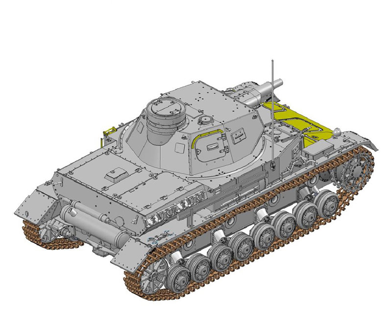 1/35 WW.II ドイツ軍 IV号戦車A型 w/増加装甲