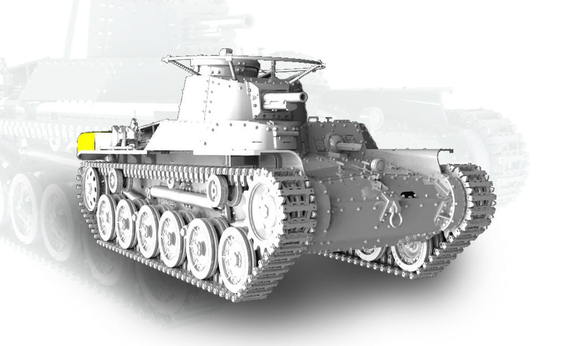 1/35 WW.II 日本陸軍九七式中戦車"チハ"前期型