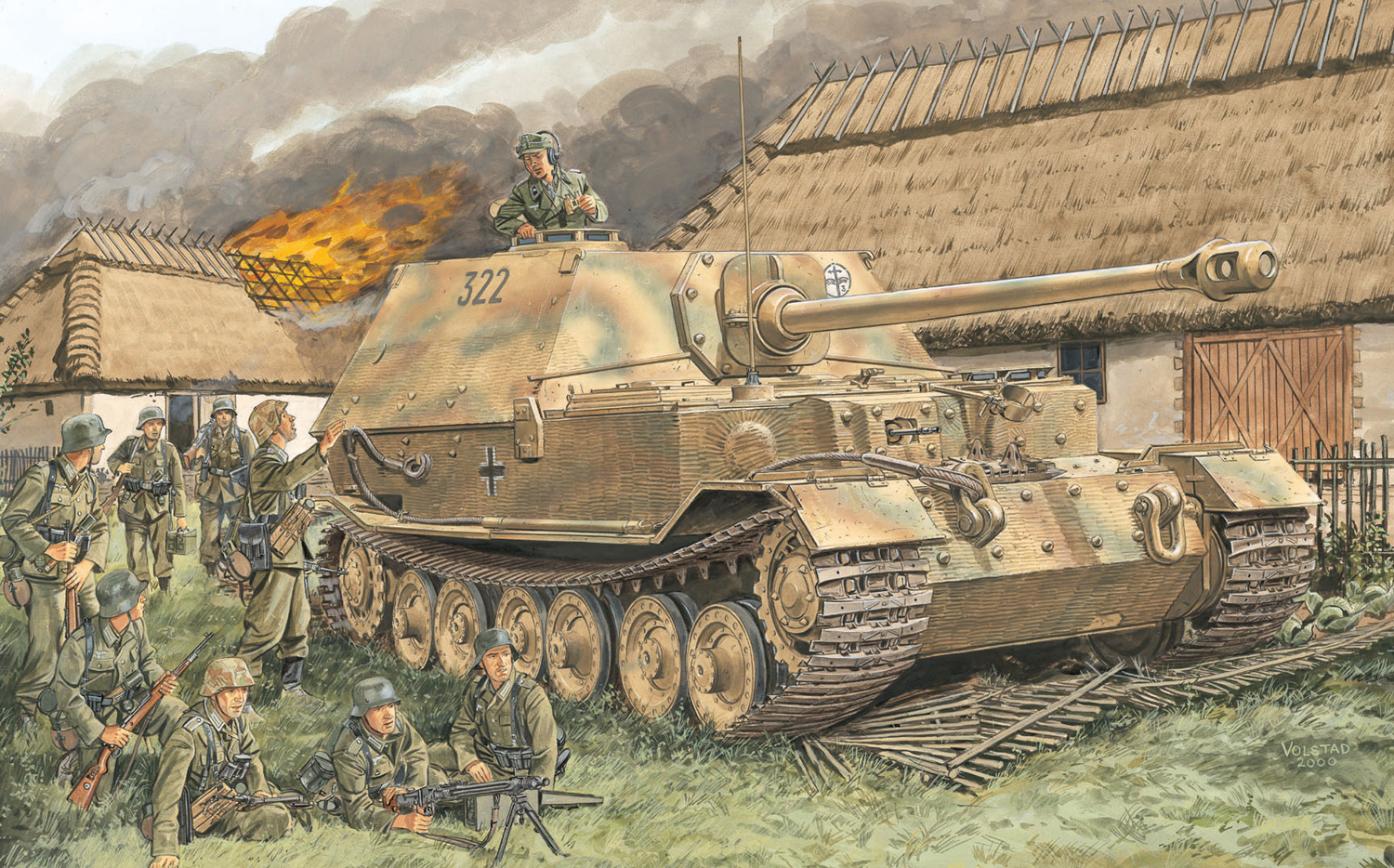 1/35 WW.II ドイツ軍 Sd.Kfz.184エレファント 重駆逐戦車(2in1キット)