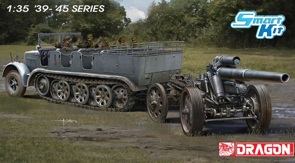 【予約する】 1/35 WW.II ドイツ軍Sd.Kfz.7 8 トンハーフトラック&s.FH18 榴弾 【予約する】 1/35 WW.II ドイツ軍Sd.Kfz.7 8 トンハーフトラック&s.FH18 榴弾