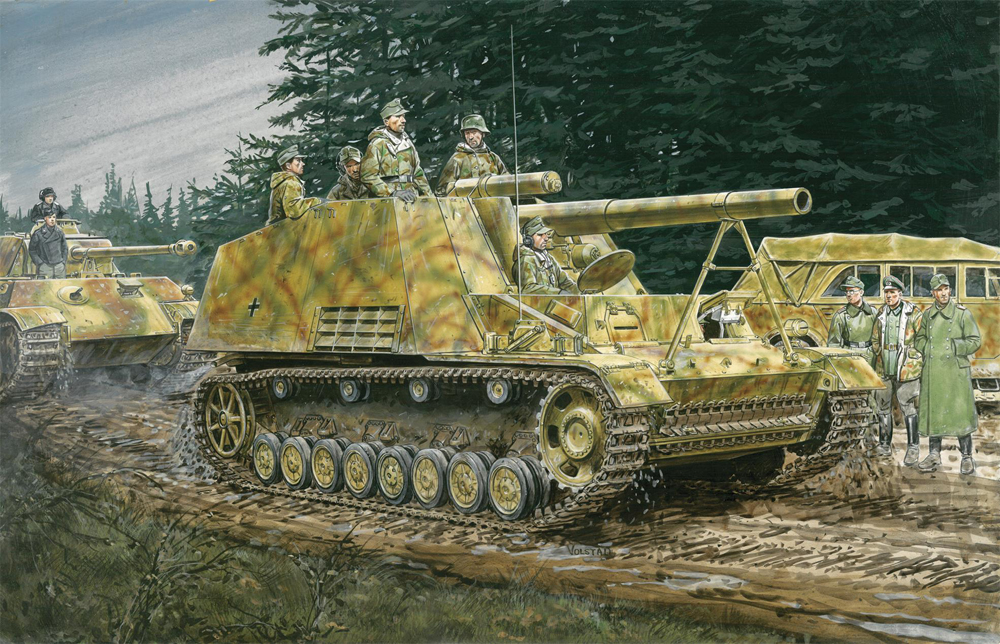 1/35 WW.II ドイツ軍 Sd.Kfz.165 フンメル 初期生産型/後期生産型 (2 in 1) - ウインドウを閉じる