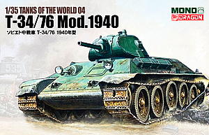 【予約する】　1/35 TANKS OF THE WORLD ソビエト中戦車 T-34/76 1940年型