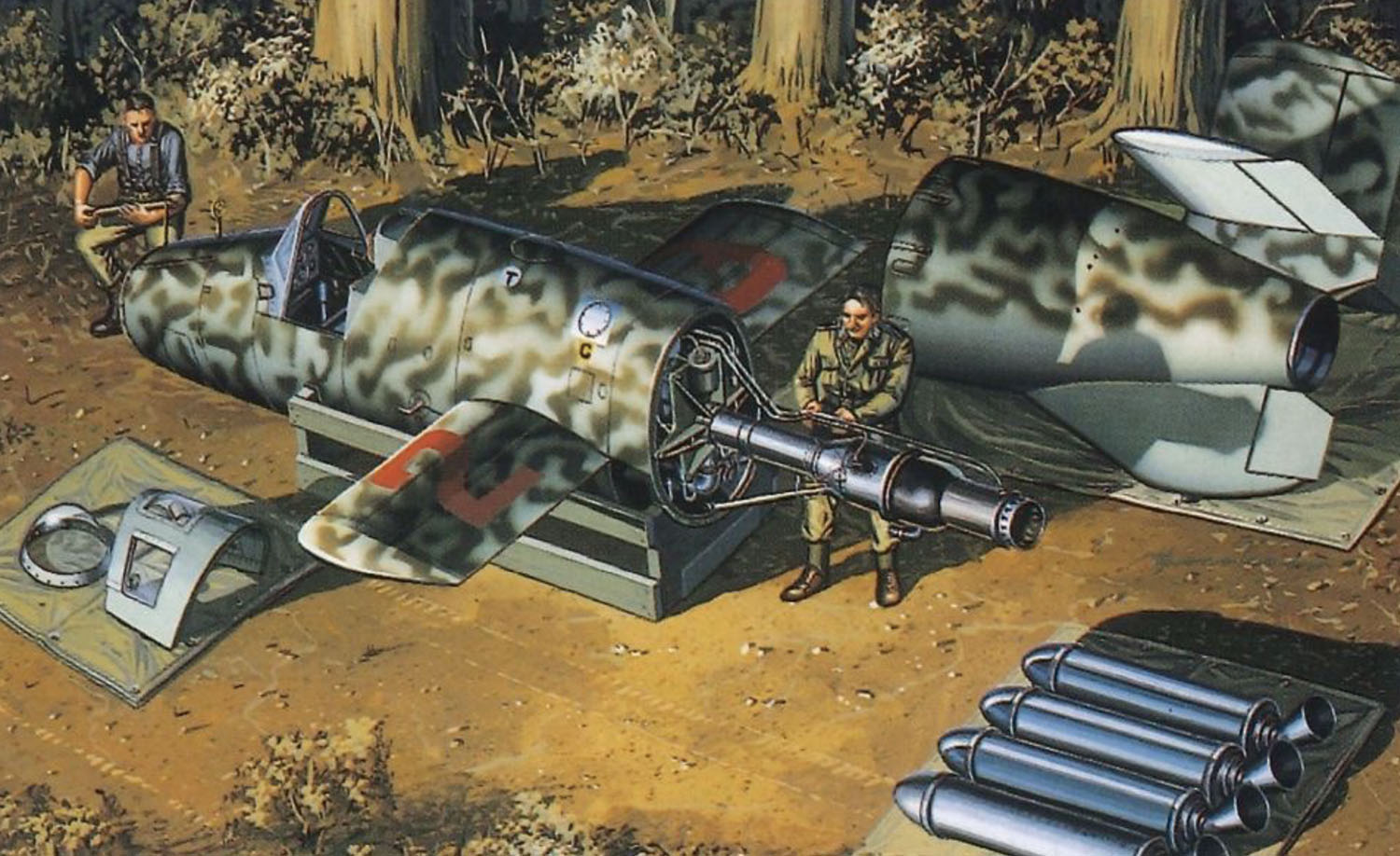 【予約する】 1/48 WW.II ドイツBa349A ナッター HWK-109/509エンジン & クルーフィギュア付属 【予約する】 1/48 WW.II ドイツBa349A ナッター HWK-109/509エンジン & クルーフィギュア付属