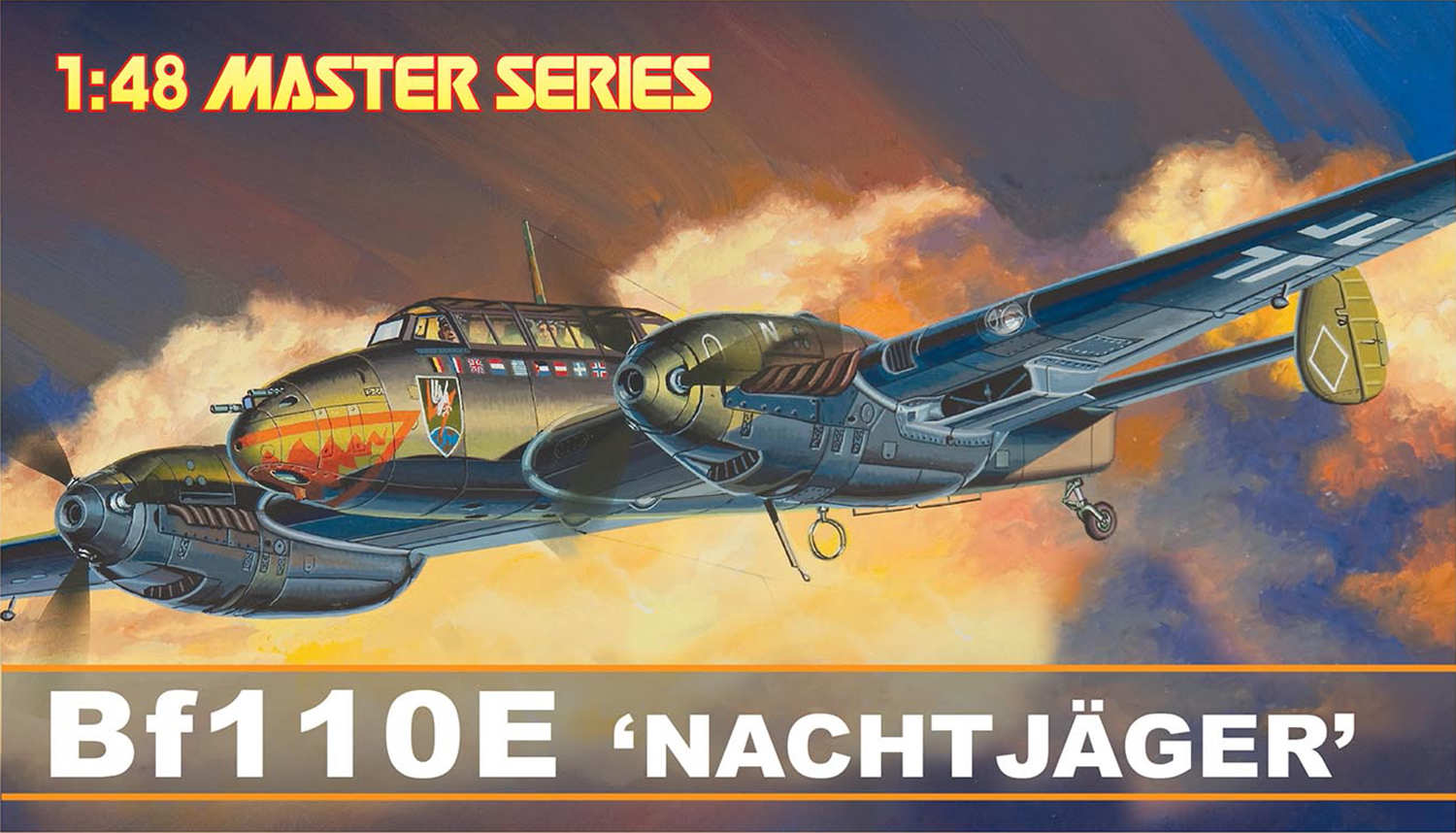 1/48 ドイツ空軍 メッサーシュミット Bf110E ナハトイェーガー