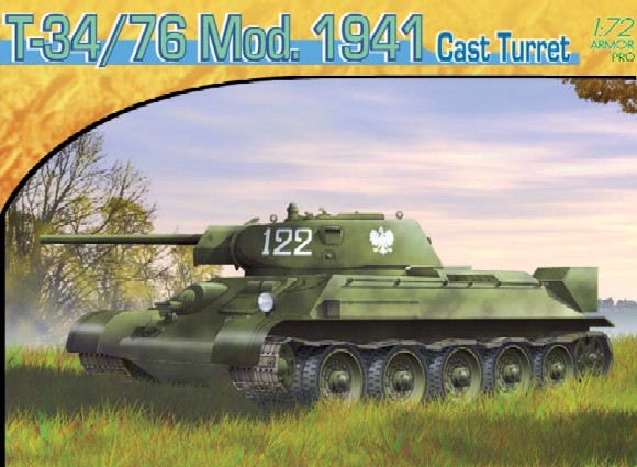 1/72 WW.II ソビエト軍 T-34/76 1941年型 鋳造砲塔