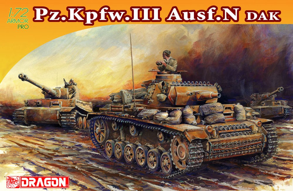 1/72 WW.II ドイツ軍 III号戦車N型 DAK ドイツ・アフリカ軍団