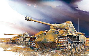 1/72 WW.II ドイツ軍 Sd.Kfz.171 パンターD型 初期生産型/後期生産型 2in1キット 1/72 WW.II ドイツ軍 Sd.Kfz.171 パンターD型 初期生産型/後期生産型 2in1キット