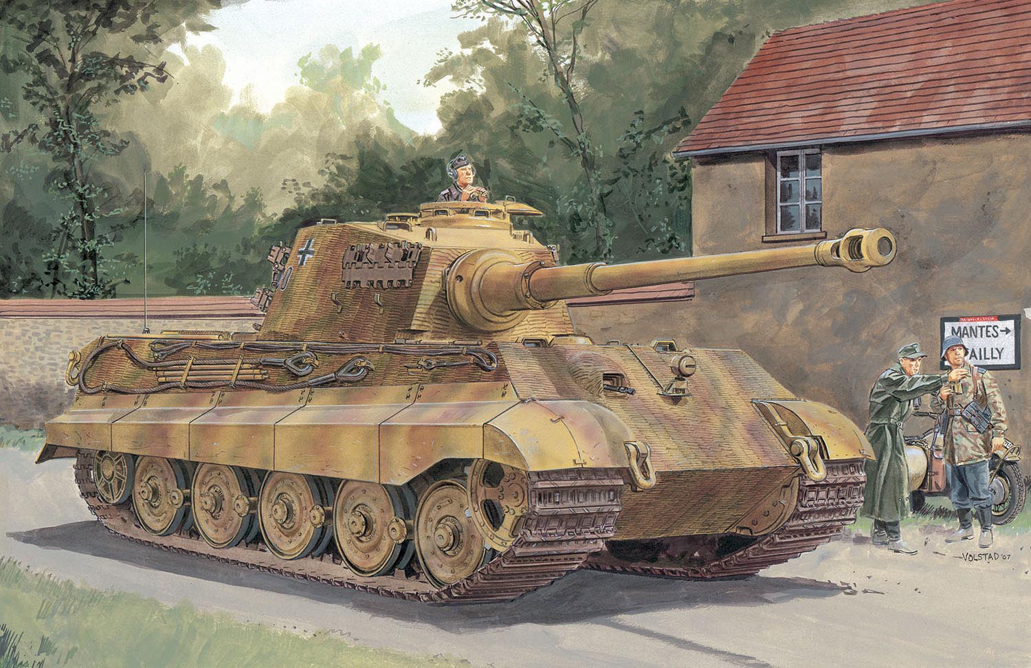 1/72 WW.II ドイツ軍重戦車キングタイガー ヘンシェル砲塔