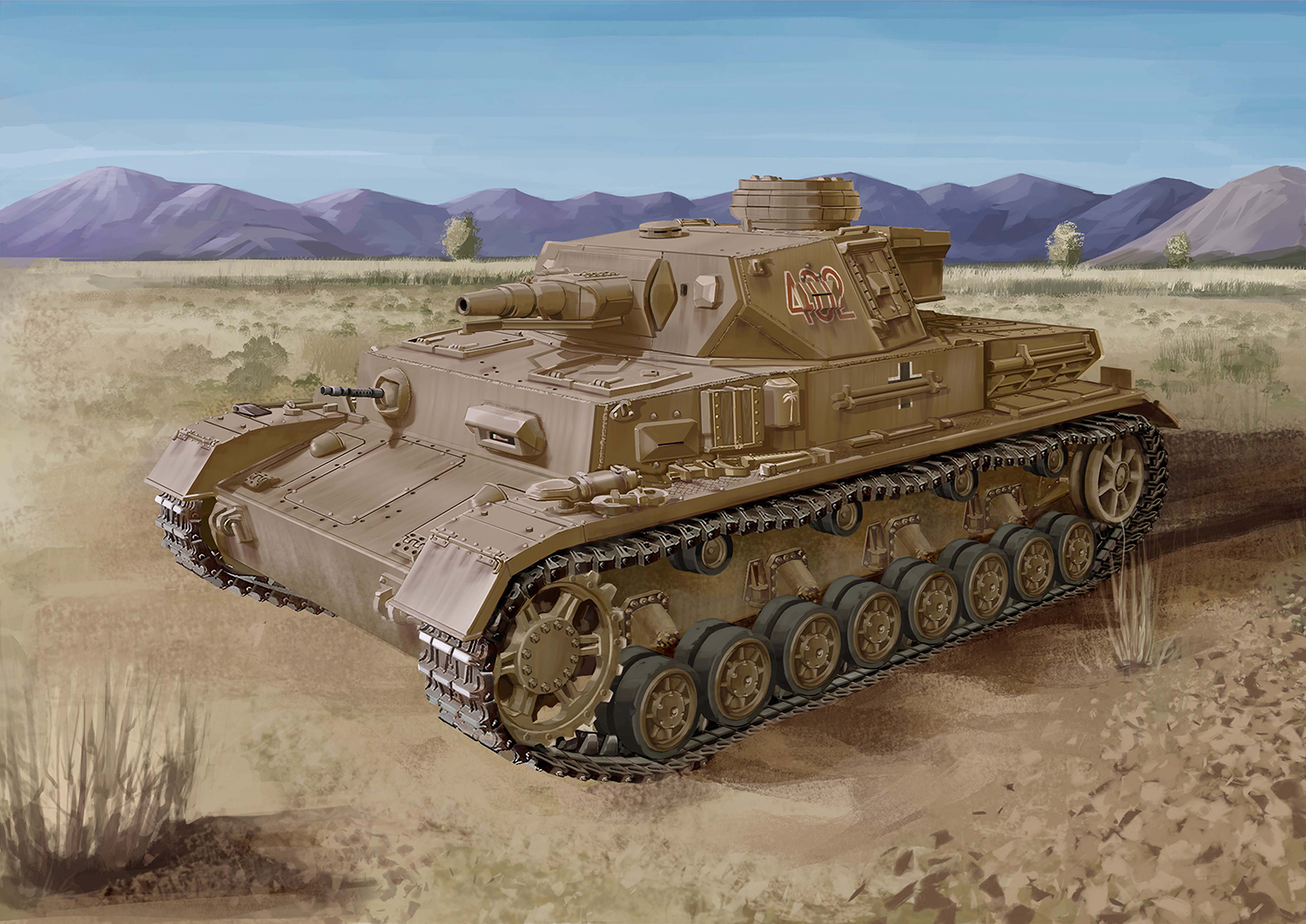 1/72 WW.II ドイツ軍 IV号戦車F1(F)型