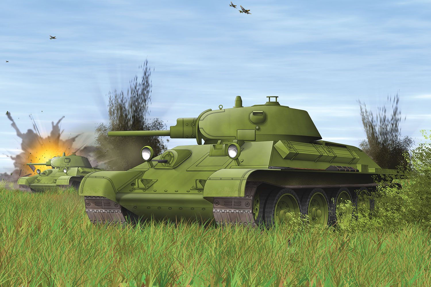 【予約する】　1/72 WW.II ソビエト軍 T-34/76 Mod.1940