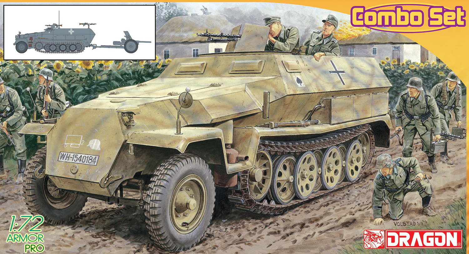 1/72 WW.II ドイツ軍 Sd.Kfz.251Ausf.C ＆ 3.7cm対戦車砲PaK35/36