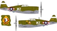 1/72　P-47D サンダーボルト 87th FS 78th FG “オーキー”
