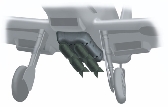 1/32　メッサーシュミット Bf-109E 搭載爆弾セット