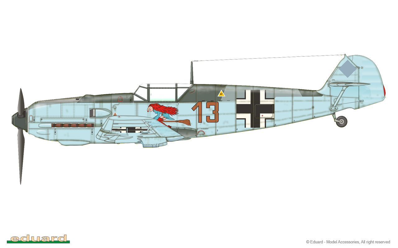 1/48 メッサーシュミット Bf 109E-1 ProfiPACK edition