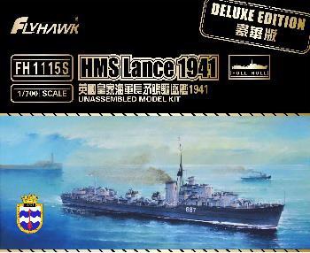1/700 イギリス海軍駆逐艦 ランス １９４１年 デラックスエディション