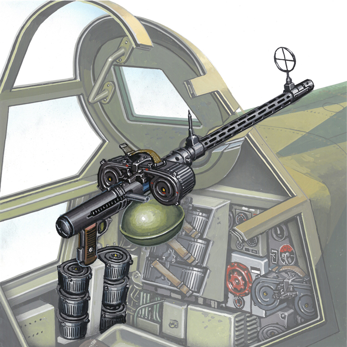 1/72 MG15 7.92mm旋回機銃 （海軍一式/陸軍九八式）