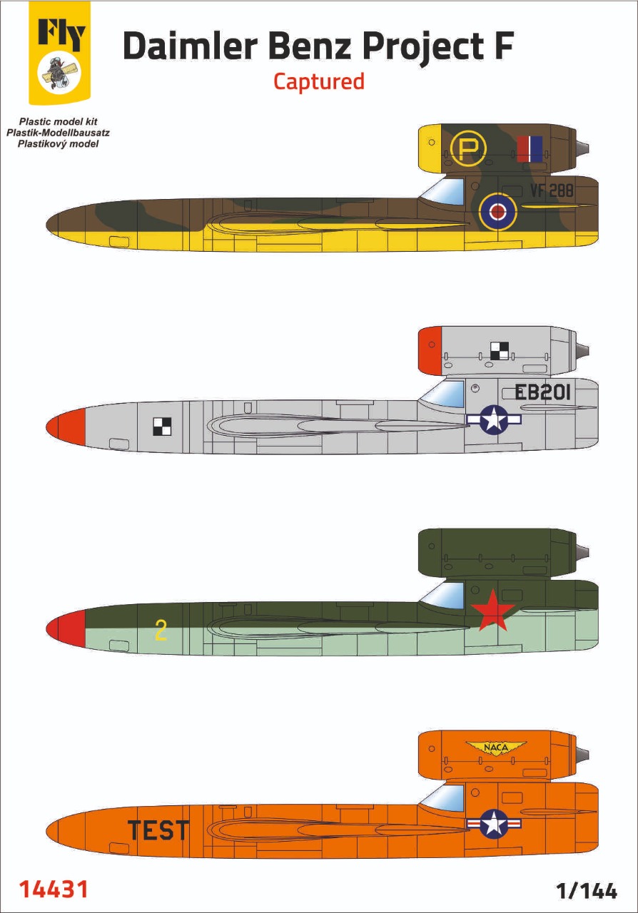 【予約する】 1/144 ダイムラーベンツ プロジェクトF 「鹵獲機」 【予約する】 1/144 ダイムラーベンツ プロジェクトF 「鹵獲機」
