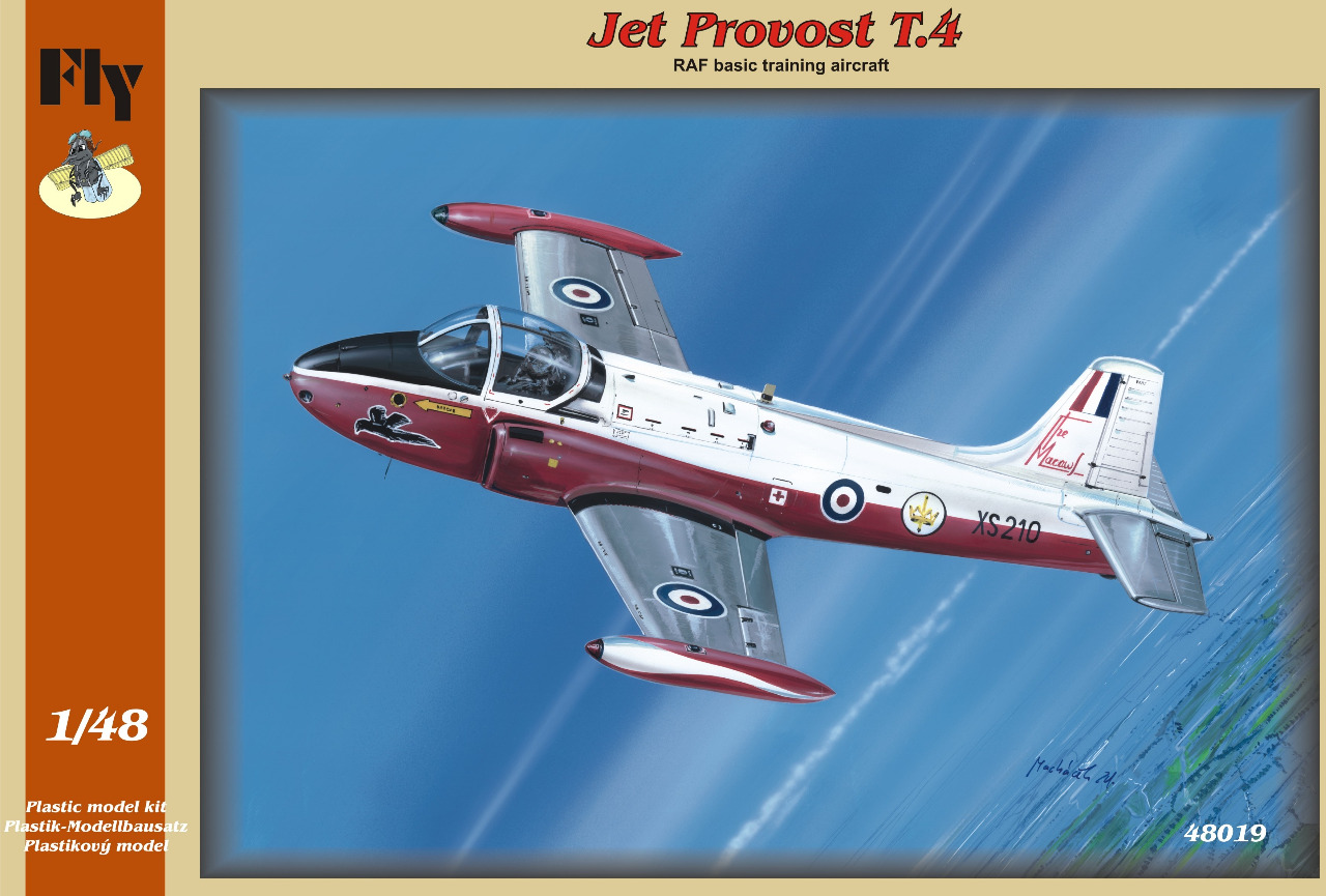 1/48 BAC ジェット・プロヴォスト T.4 イギリスジェット練習機（エンジン改良型）