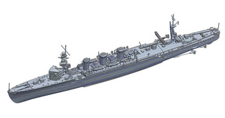 1/700　日本海軍軽巡洋艦 球磨 昭和17年