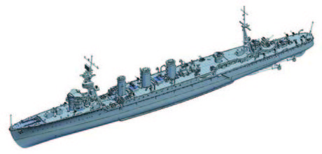 1/700 日本海軍軽巡洋艦 多摩 昭和19年/捷一号作戦 - ウインドウを閉じる