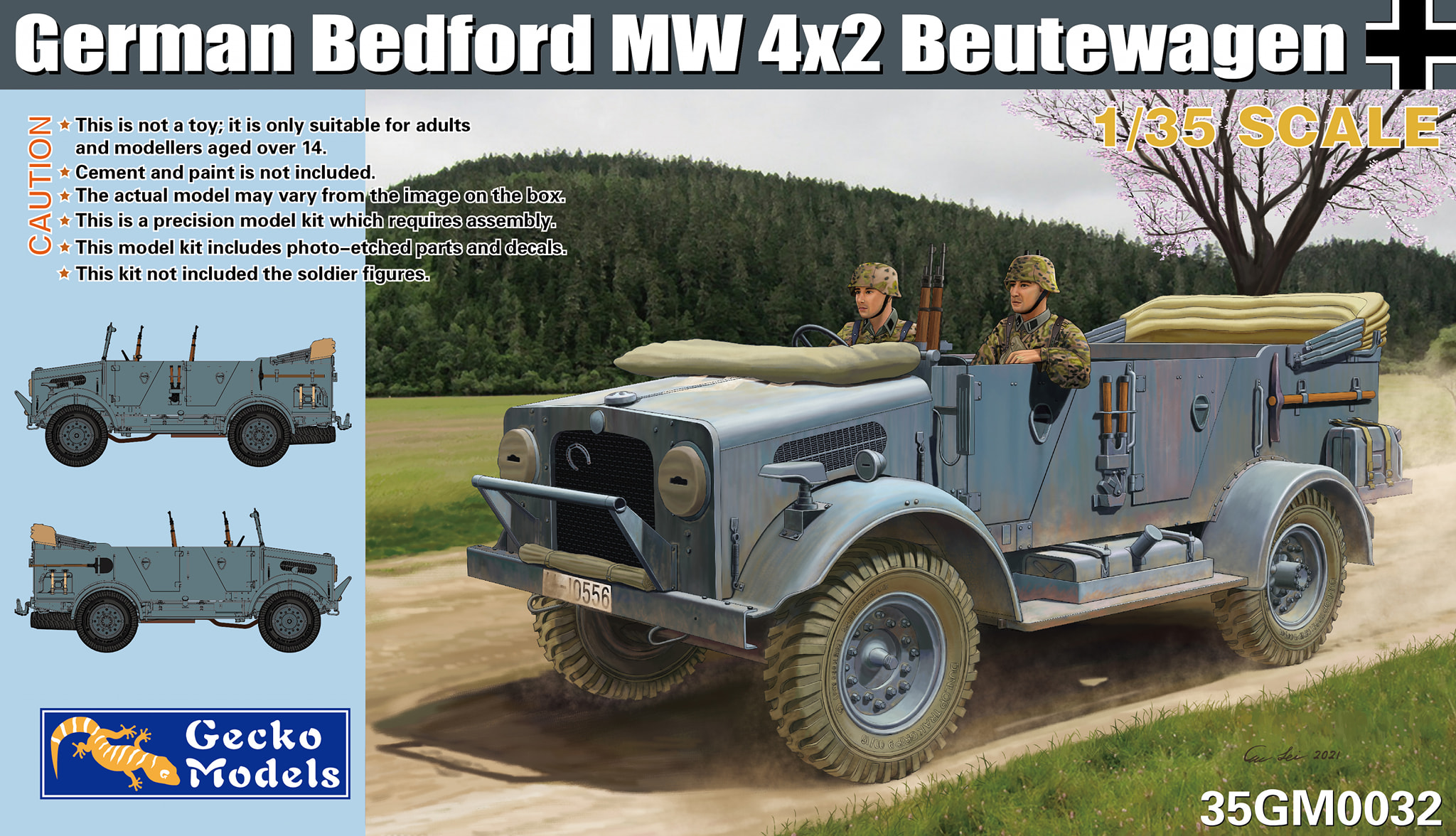 1/35 ドイツ軍 ベッドフォード MW 4 x 2 鹵獲車輛