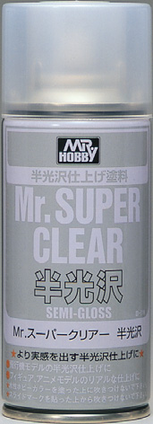 Mr.スーパークリアー（溶剤系スプレー）半光沢